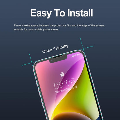 Tentoki Schutzfolie iPhone 14 Plus 13 Pro Max 6,7 Zoll [3 Stück] gehärtetes Glas Anti-Kratzen Anti-Öl Anti-Bläschen