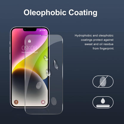 Displayschutz iPhone 14 Plus/13 Pro Max 6,7 Zoll, [3 Stück] Glasfolie