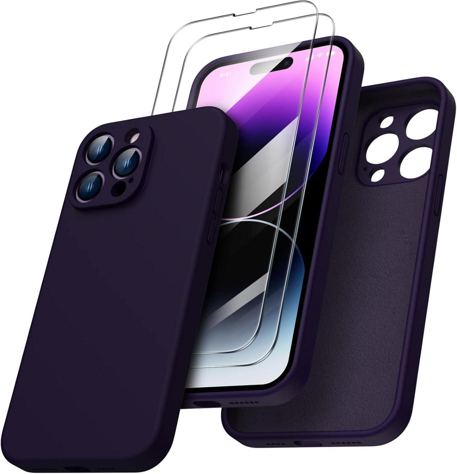 iPhone 14 Pro Max Hülle 6,7 Zoll 2022 mit Screen Schutzfolien
