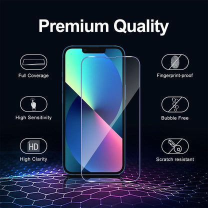 Panzer Glas Displayschutzfolie für iPhone 13 / 14 /13 Pro 6,1'' 9H