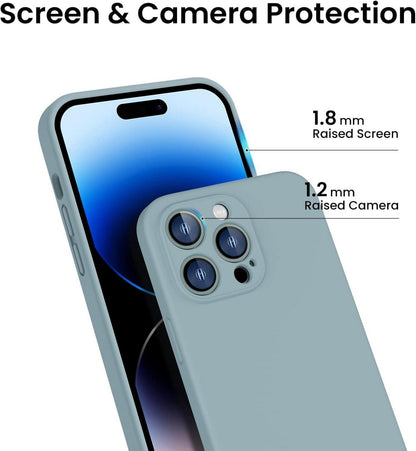 ACRONIX iPhone 14 Pro Max Hülle + Panzerglas Grüne Minze - Stoßfest & 360° Schutz