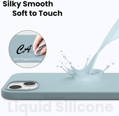 ACRONIX iPhone 14 Plus Hülle Panzerglas Schutzfolie 360° Stoßfeste Handyhülle - Grün