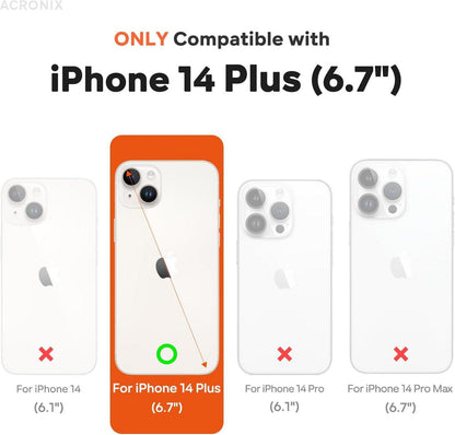 iPhone 14 Plus Hülle Liquid Silicone Case 360° Schutz mit