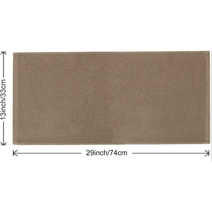 Geschirrtücher Baumwolle 4er-Pack 33x74 cm Grau Beige Braun