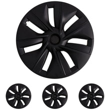 Radabdeckung Tesla Model Y 19 Zoll Matt Schwarz Gemini Stil