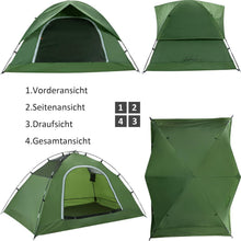 Clostnature 2/4 Personen Kuppelzelt