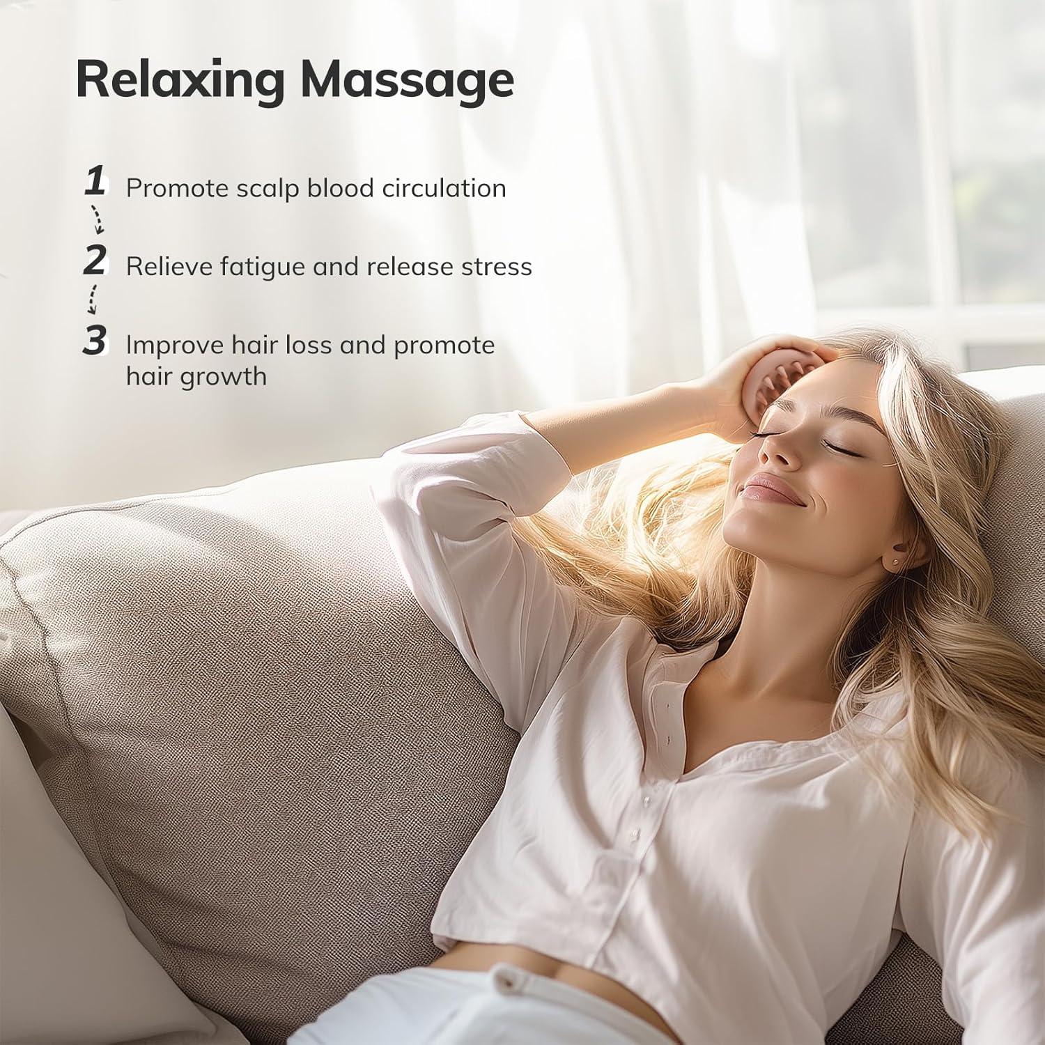 Silikon Kopfhaut Massagebürste Shampoo Bürste Peeling Nass Trocken