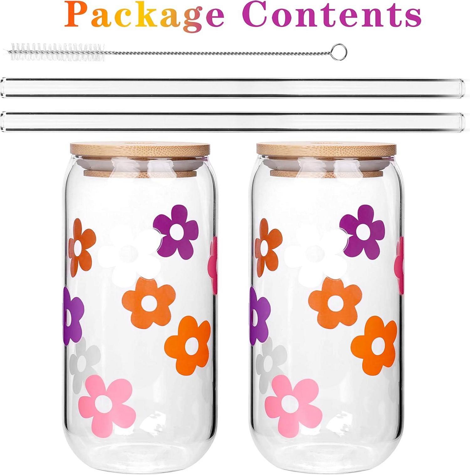 Mason Life Bierdosenglas 590ml 2er Set mit Deckel Strohhalm