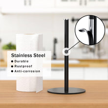 Küchenrollenhalter Schwarz Stehend für Standard Große Rollen