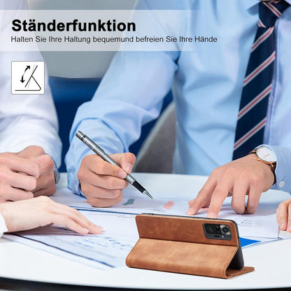 Hülle für Redmi Note 10 Pro - Leder Brieftasche mit Standfunktion