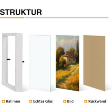 Doppelter Bilderrahmen 13x18 Holz Glasfrontständer Desktop