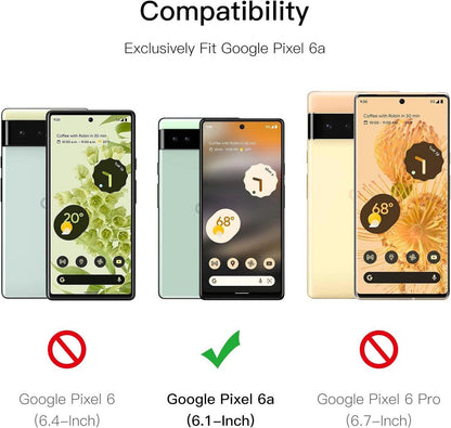 Displayschutz Google Pixel 6a 6,1 Zoll Panzer Glas 9H HD 3er Pack