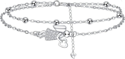 Schutzengel Armband 925 Silber Geburtstag Weihnachten Geschenk