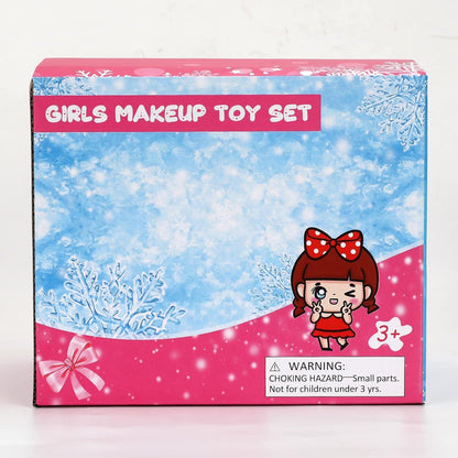 Kinderschminke Set Mädchen Spielzeug 55-teilig Make Up Set für Mädchen 3-10 Jahre
