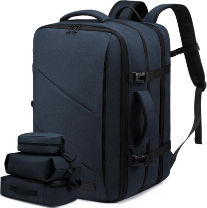 Großer erweiterbarer Handgepäck-Rucksack für Reisen, Business und