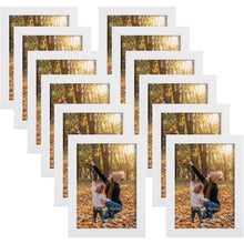 12er Set Bilderrahmen 13x18cm Weiß Fotorahmen Collage Wand