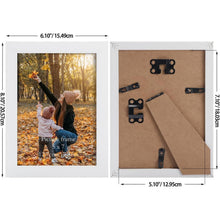 12er Set Bilderrahmen 13x18cm Weiß Fotorahmen Collage Wand
