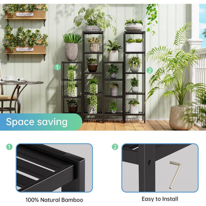 Bambus Badezimmer Regal 5 Ebenen Organizer multifunktional