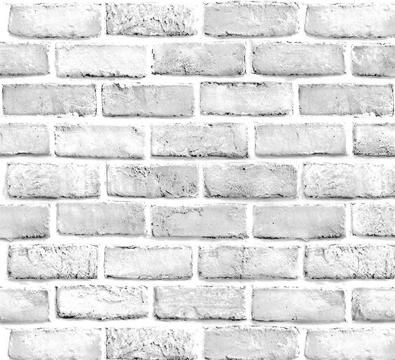 Selbstklebende Backstein Tapete, Vintage Ziegel
