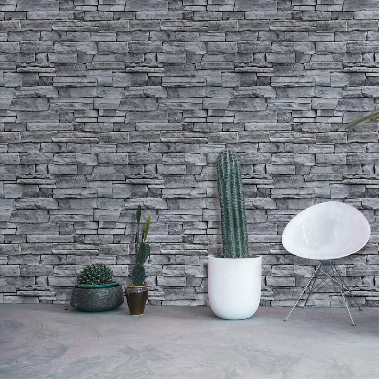 Selbstklebende Ziegel Tapete Vintage Backstein 45x1000cm