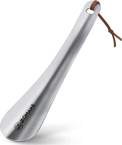 Metall Schuhlöffel 18.5cm Klein Silber Shoe Horn Edelstahl