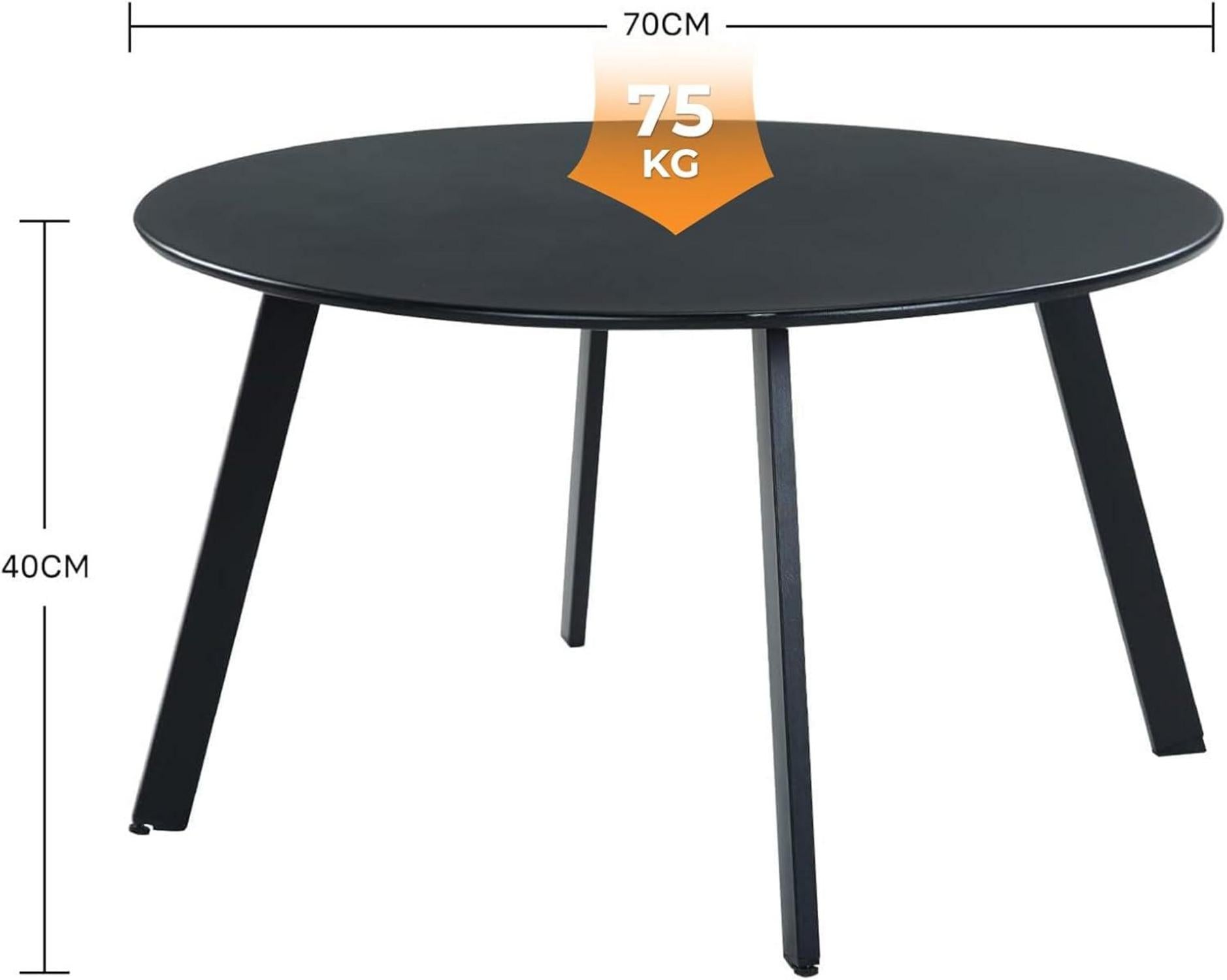 Kaffeetisch Beistelltisch Outdoor Tisch Balkon Terrasse Garten