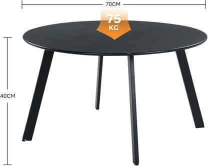 Kaffeetisch Beistelltisch Outdoor Tisch Balkon Terrasse Garten