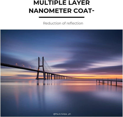 K&F Concept Nano-X Serie ND64 Filter 67mm Slim Fester Graufilter
