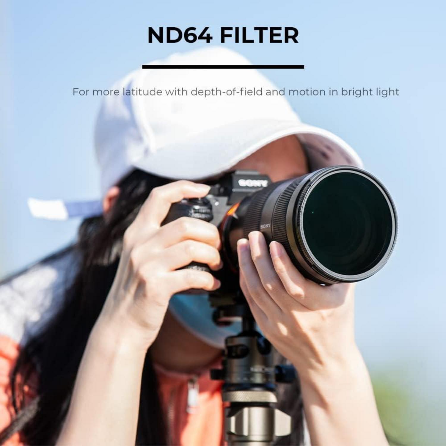 Nano-X Serie ND64 Filter 67MM Slim Fester Graufilter 67mm ND64