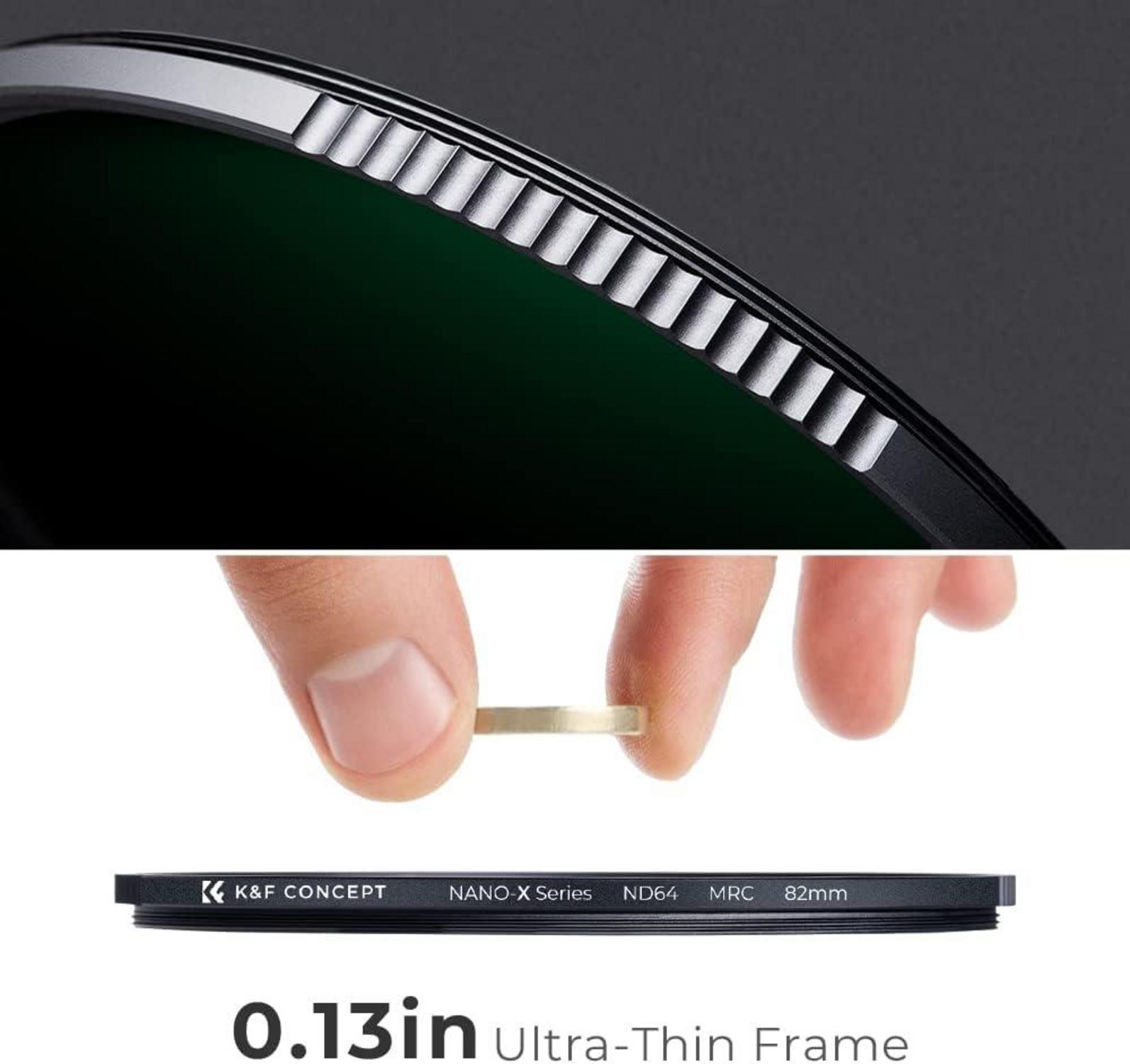67MM ND64 Filter Slim Fester Graufilter 6 Blendenstufen