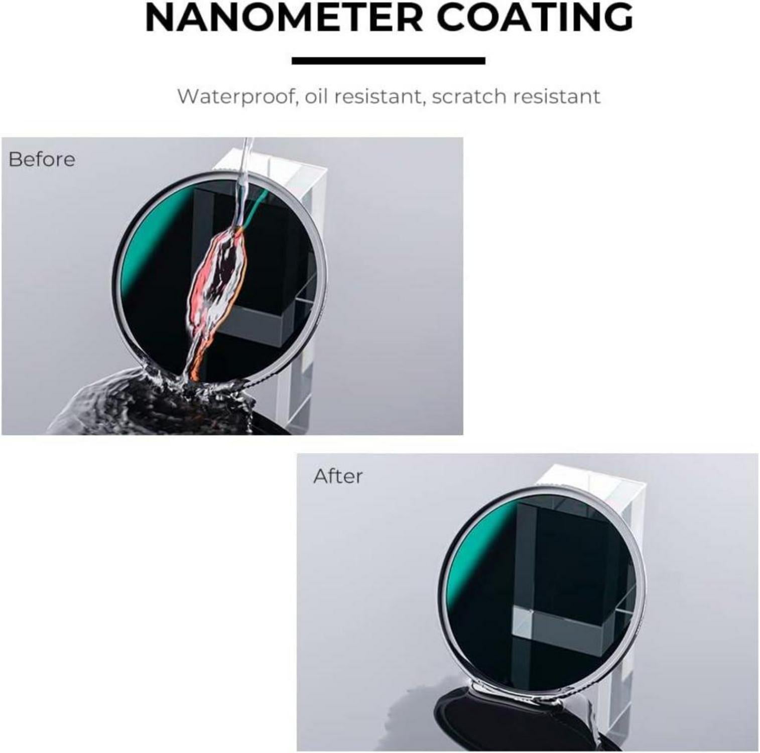 K&F Concept Nano-X Serie ND64 Filter 67mm Slim Fester Graufilter