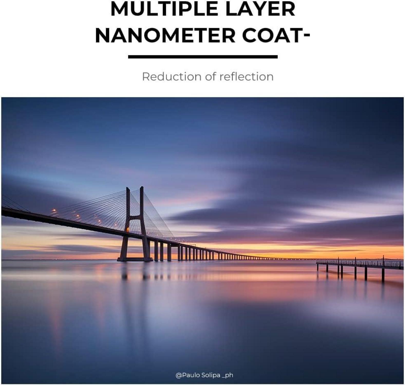 K&F Concept Nano-X ND64 49MM Slim Fester Graufilter 6 Blendenstufen