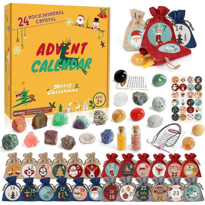 Adventskalender 2026 Kristalle Kinder 24 Tage Weihnachten