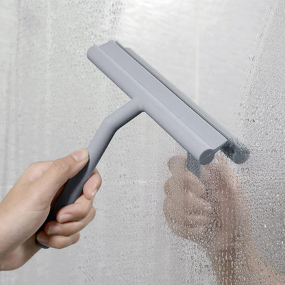 Kenkor Duschabzieher Silikon Halterung Badezimmerwischer 21cm breit Grau