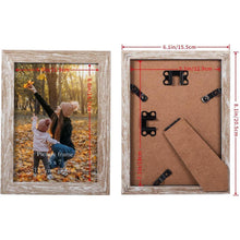 12er Set Bilderrahmen 13x18 cm Beige Holzoptik Plexiglas