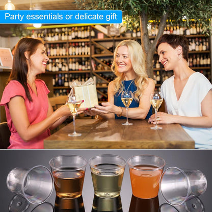 100x Plastik Schnapsgläser 3cl Shotgläser PS Material Wiederverwendbar