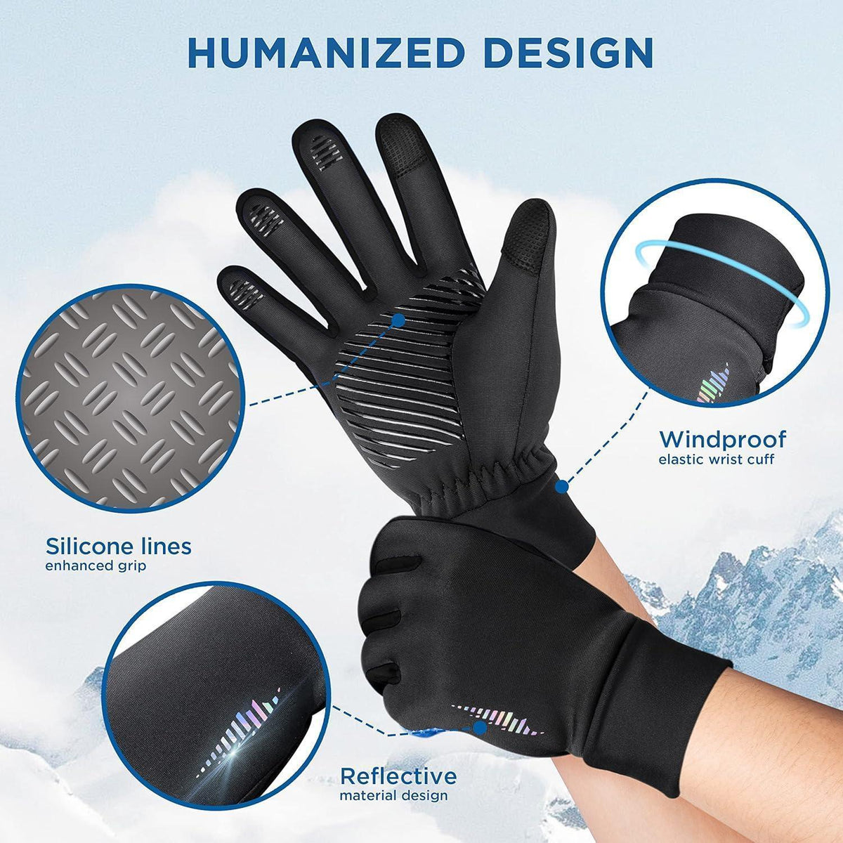 Kinder Thermo Winterhandschuhe Wasserdicht für Radfahren & Outdoor