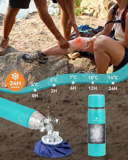 Isolierflasche Edelstahl 1l Auslaufsicher BPA-frei 24H Kalt