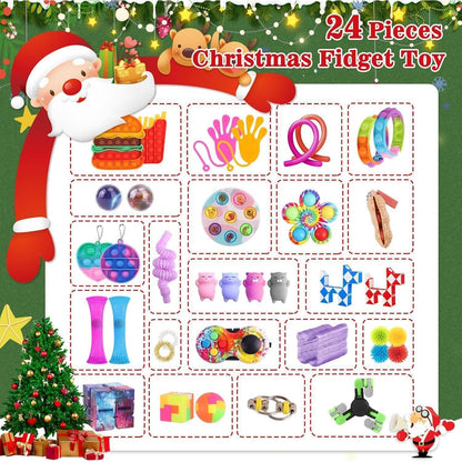 Fidget Toys Adventskalender 2026 für Kinder Weihnachten