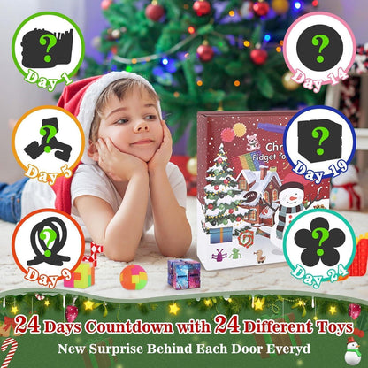 Fidget Toys Adventskalender 2026 für Kinder Weihnachten