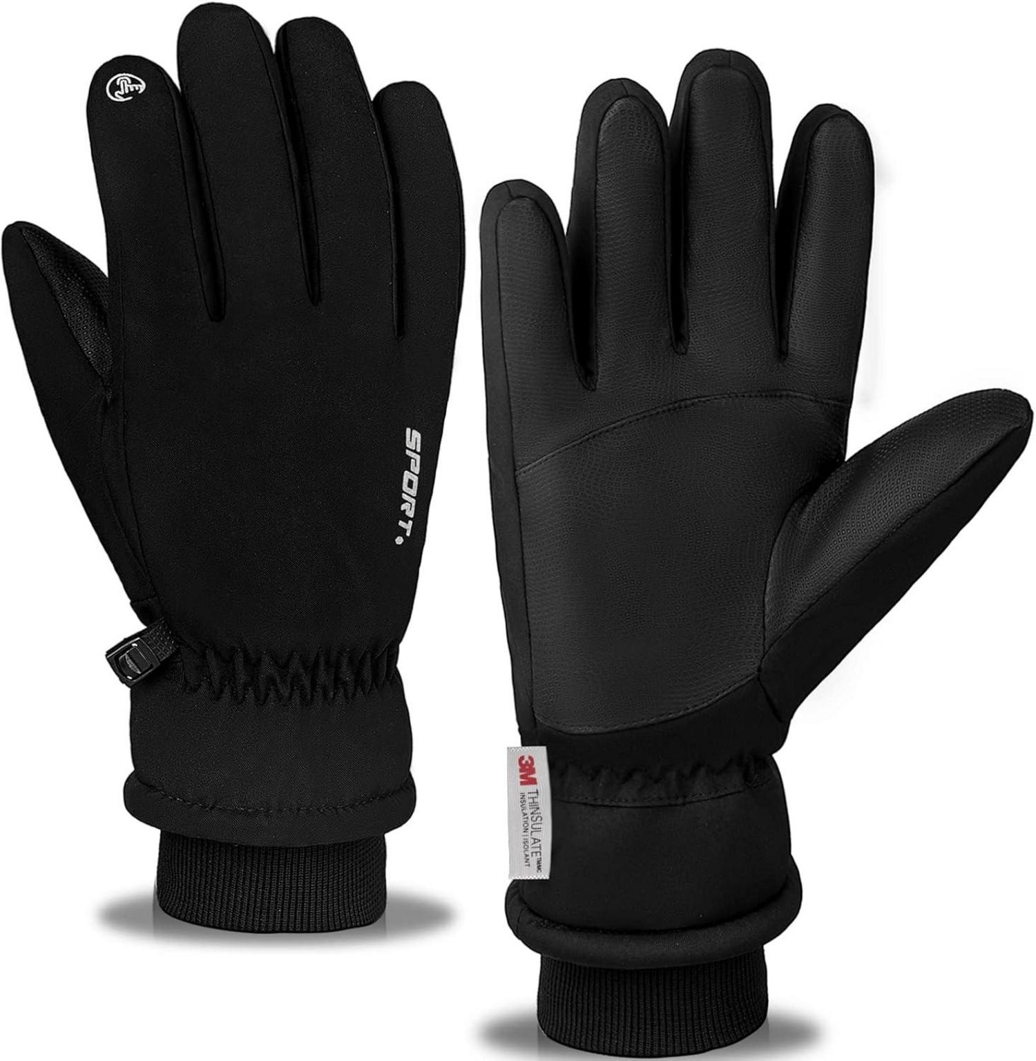 Winterhandschuhe Damen Herren Wasserdicht Skihandschuhe Thinsulate