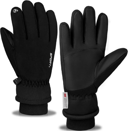 Winterhandschuhe Damen Herren Wasserdicht Skihandschuhe Thinsulate