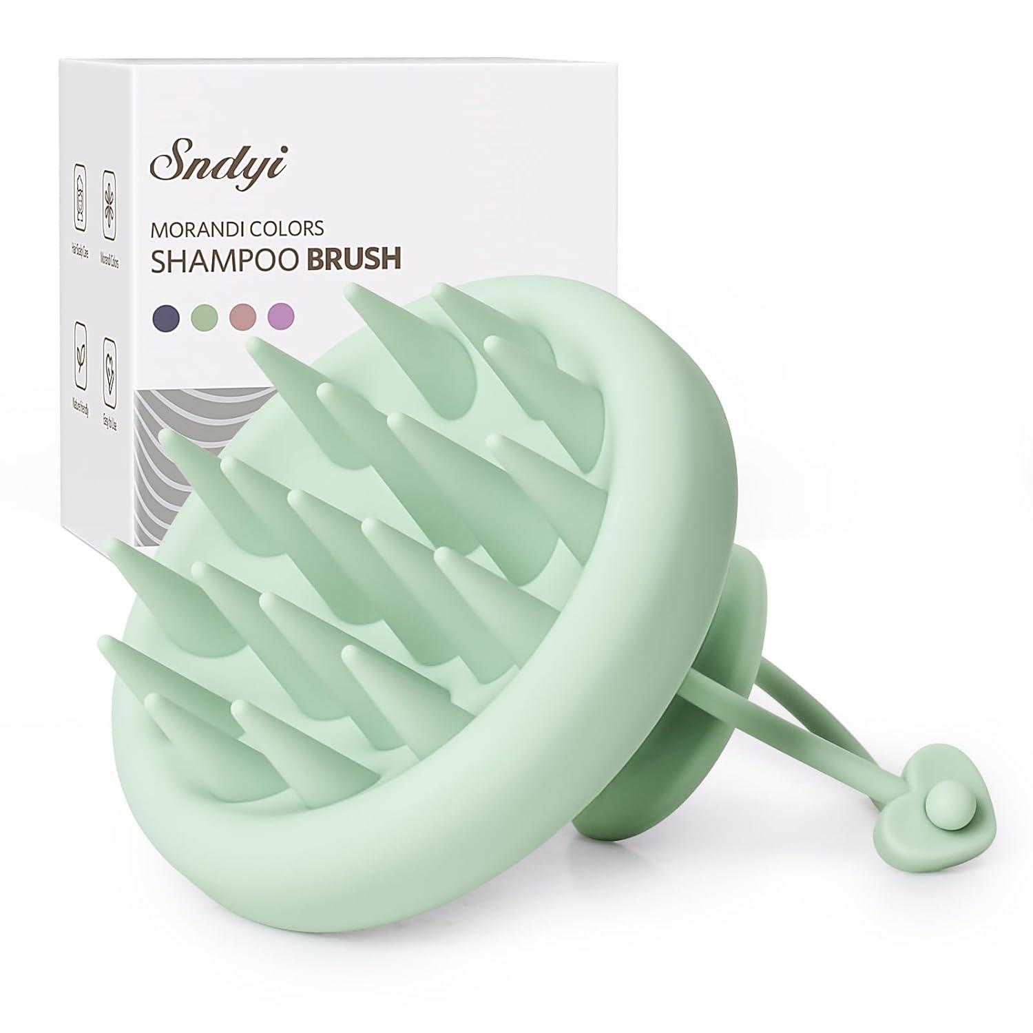 Silikon Kopfhaut Massagebürste Shampoo Bürste Peeling Kopfmassage