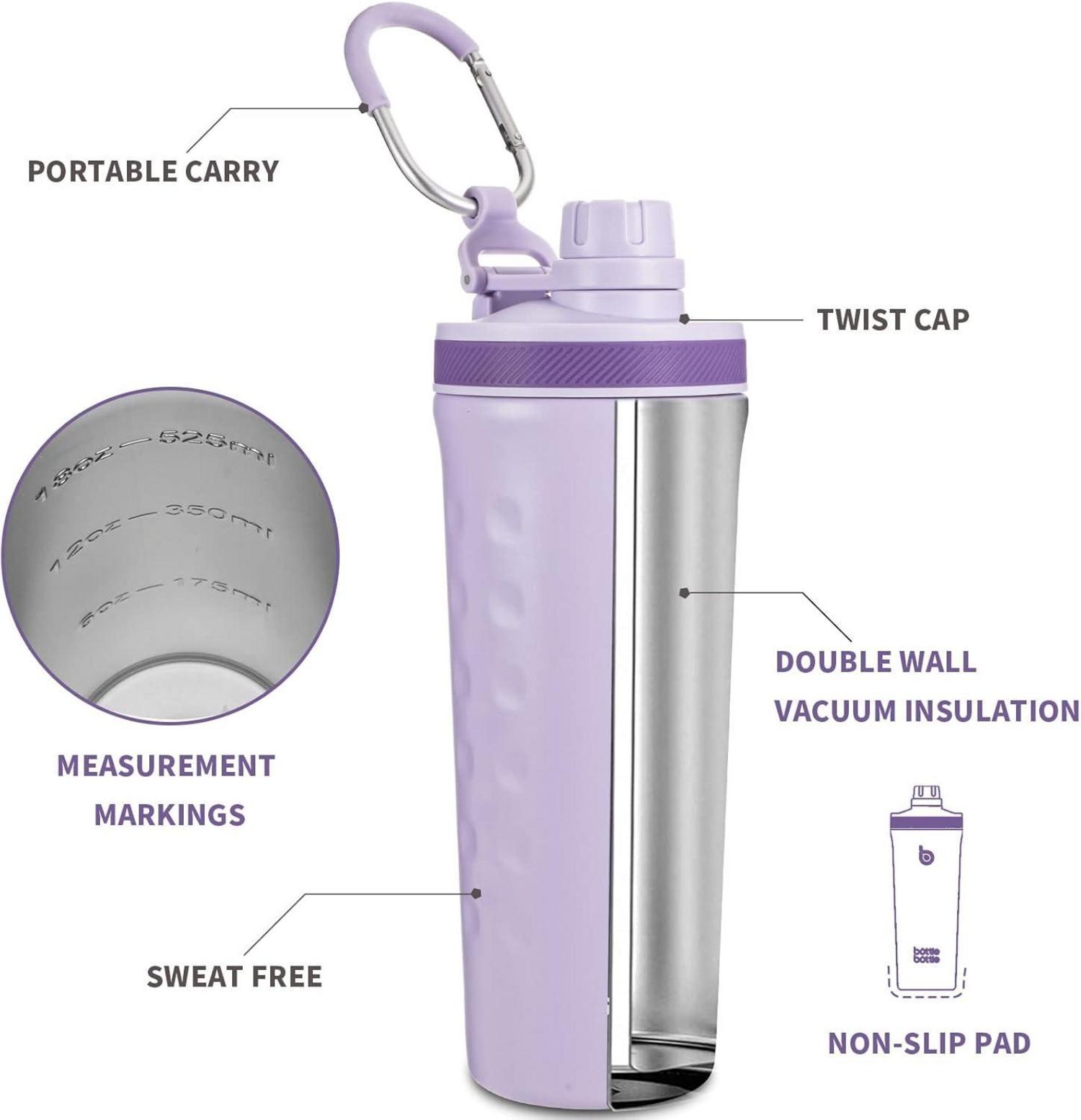 Isolierte Edelstahl Shaker Trinkflasche 26oz mit Mischkugel
