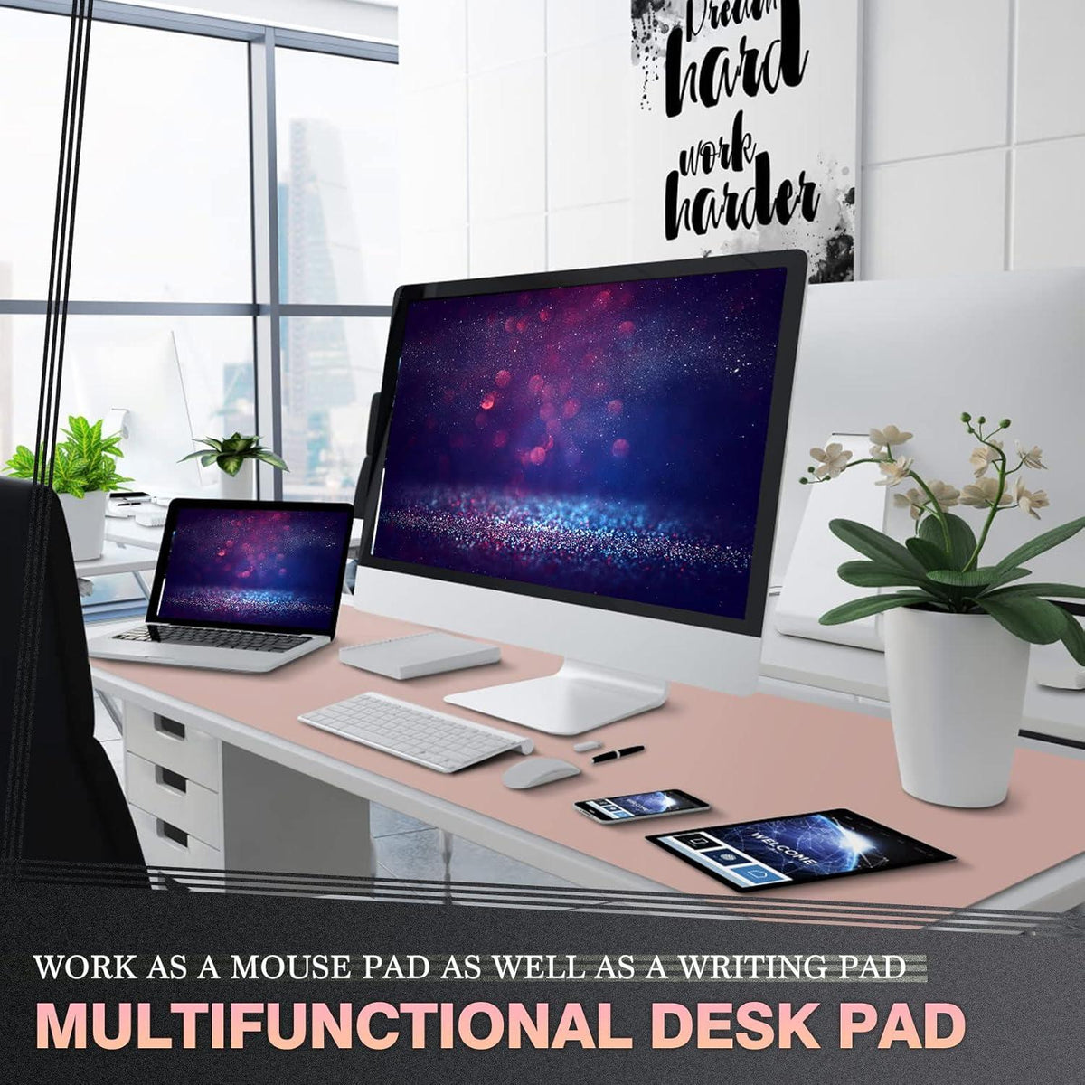 Wasserdichte Schreibunterlage 120x60cm PVC Büro Schreibtisch