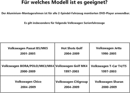 Auto Radio Montage Rahmen 2DIN Doppel Metallhalterung GPS