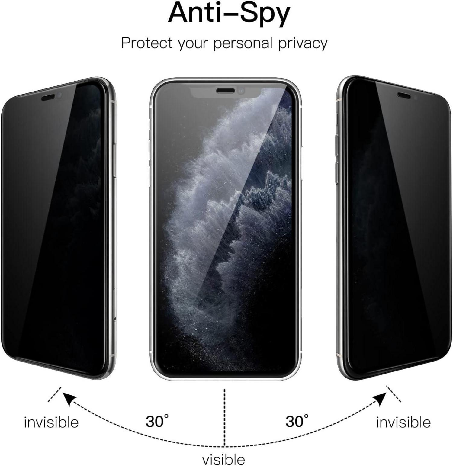 JETech Sichtschutz Full Screen iPhone 11 Pro Max XS Max 6,5