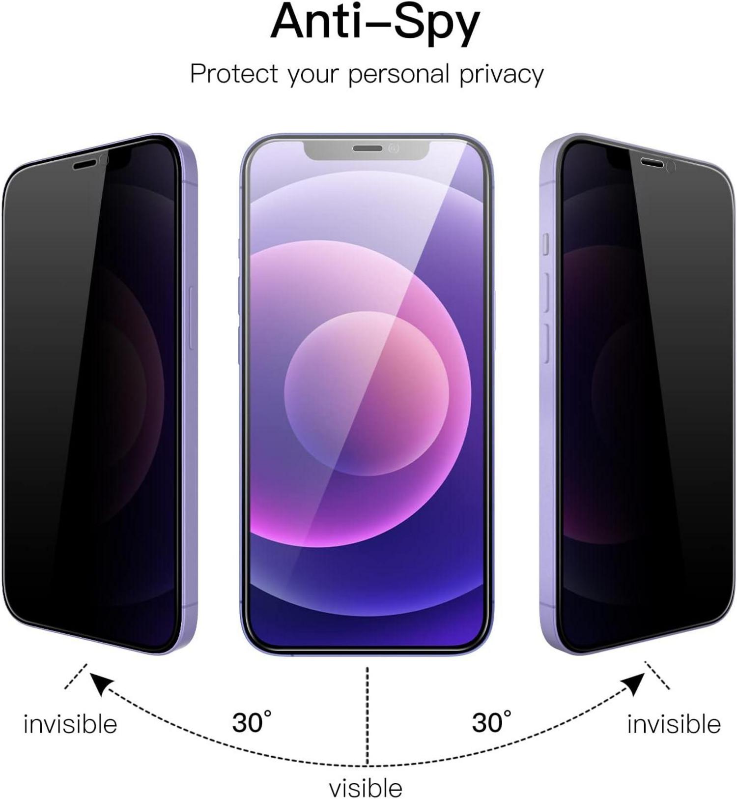 Sichtschutz Panzerfolie für iPhone 12 mini 5,4