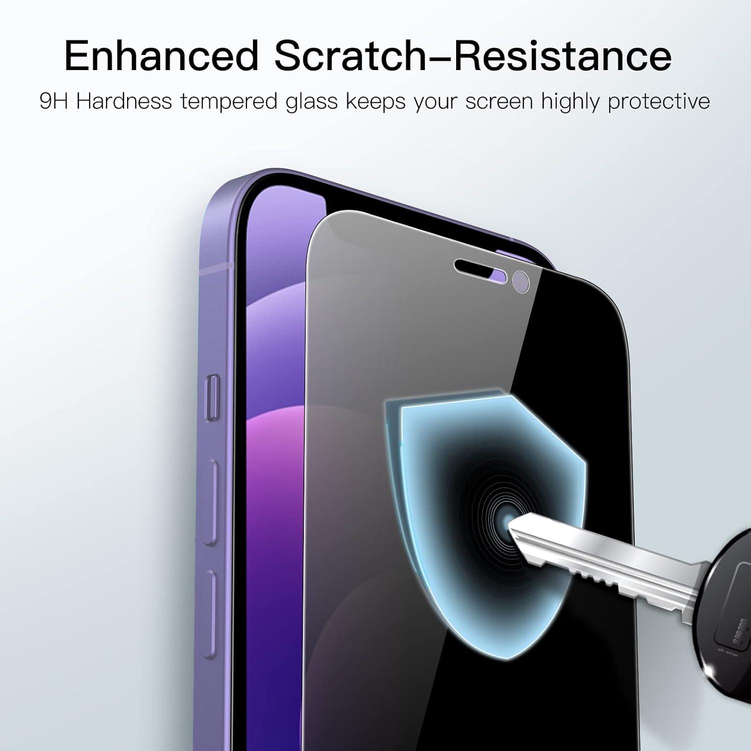 Sichtschutz Full Screen Panzer Schutz iPhone 12 mini 5,4 Zoll 2er Set