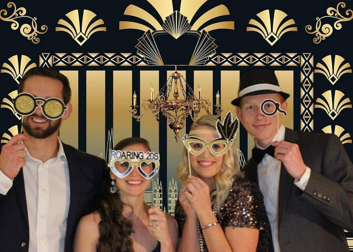 1920er The Great Gatsby Party Fotografie Hintergrund 6x4FT
